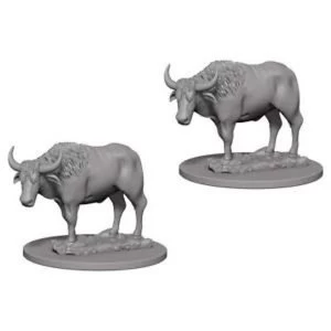 Image of Pathfinder Deep Cuts Unpainted Miniatures - Oxen