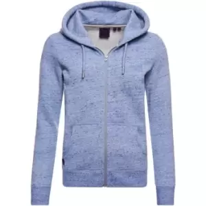 image of Superdry Full Zip Hoodie - Blue