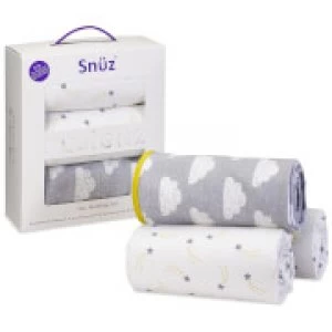 image of Snuz 3 Piece Bedside Crib Bedding Set - Cloud Nine