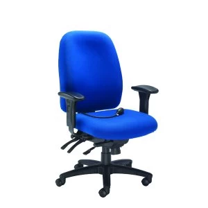 Image of Avior Snowdon Heavy Duty High Back Chair With Lumbar Support Blue KF72