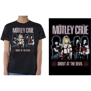 Image of Motley Crue - Shout at the Devil Mens Large T-Shirt - Black