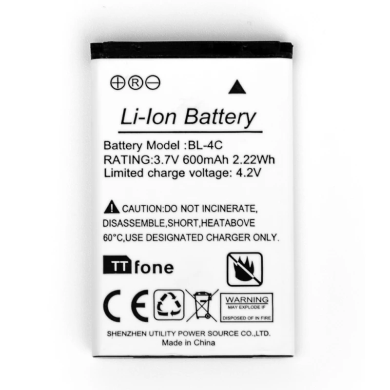 Image of TTfone High-Quality TTBL4C Battery for TTfone TT760 - Best Choice for Senior Mobiles