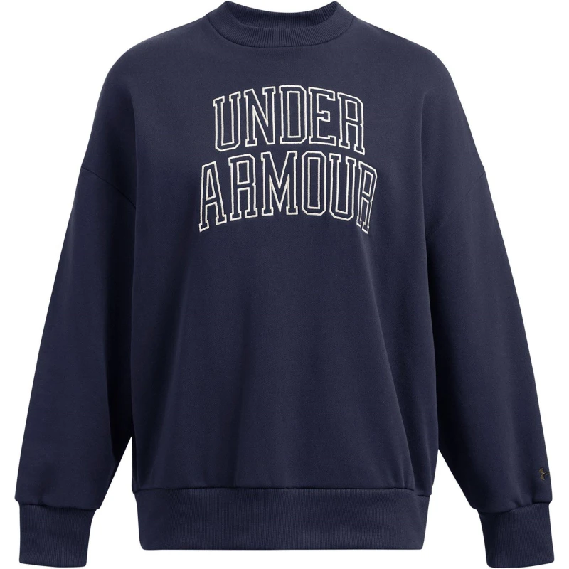 Image of Under Armour Womens Icon Crew Sweatshirt Blue female 8 (XS)