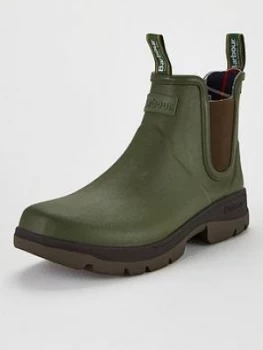 Image of Barbour Fury Chelsea Wellington - Green, Olive, Size 9, Men