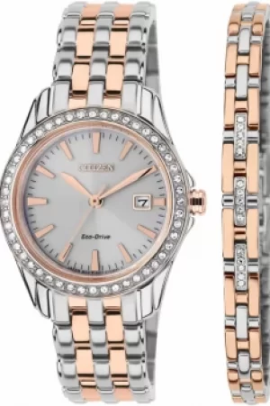 Image of Ladies Citizen Bracelet Gift Set Watch EW1909-64A