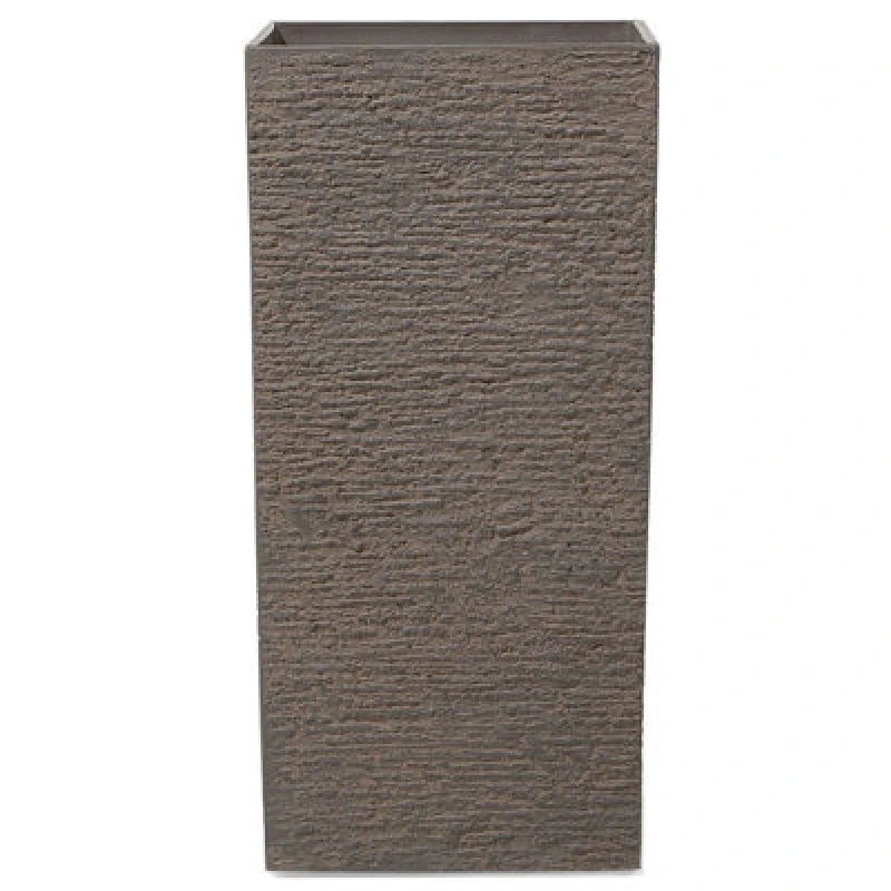 Image of Beliani Plant Pot Gaza 40 Cm Dark Brown