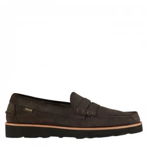 Image of Bass Weejuns Larson Wedge Shoes - Dark Brown