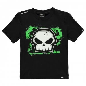 Image of No Fear Core Graphic T Shirt Junior Boys - Black
