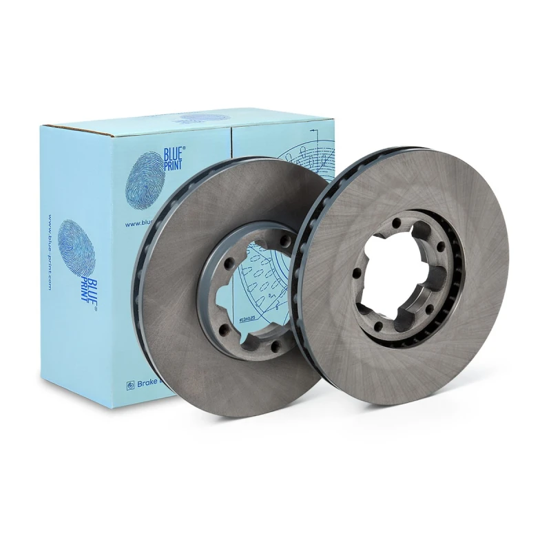 Image of Blue PRINT ADN143131 Brake disc Front Axle, internally vented, Coated Brake Disc (82)