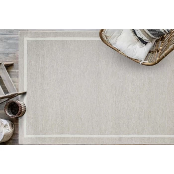 Image of Newquay 96027 2019 120cm x 170cm Rectangle - Beige