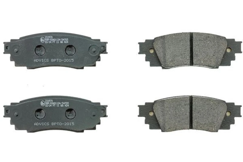 Image of AISIN Brake pad set AISIN BPTO-2015