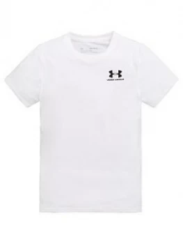 Image of Urban Armor Gear Boys Childrens Cotton T-Shirt and Prototype Wordmark Short Set - White Black, White/Black, Size 11-12 Years, L
