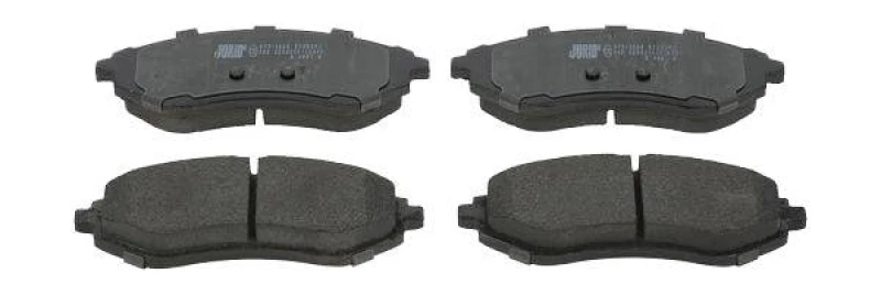 Image of JURID 572539J Brake pad set not prepared for wear warning indicator Brake Pad Set,disc brake (402)