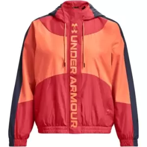 Image of Under Armour Rush Woven FZ Jacket - Red