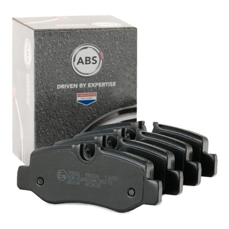 Image of A.B.S. 35056 Brake pad set prepared for wear warning indicator Brake Pad Set,disc brake (402)