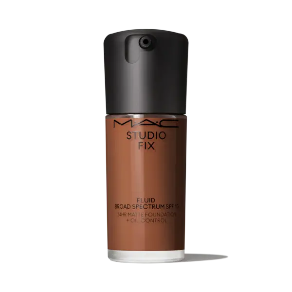 Image of MAC Studio Fix Fluid SPF 15 Foundation - NW44 - Soft-Matte Finish - 24hr Medium-To-Full Coverage - 30ml - MAC Cosmetics