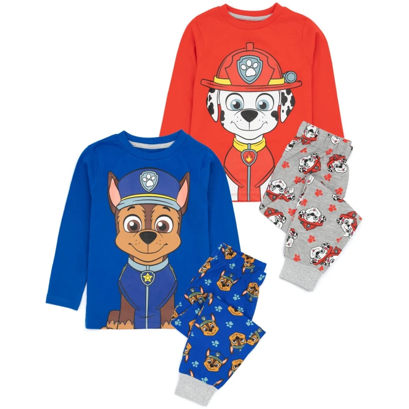 Image of Paw Patrol Long Sleeve Long Leg Pyjama Set Multi unisex