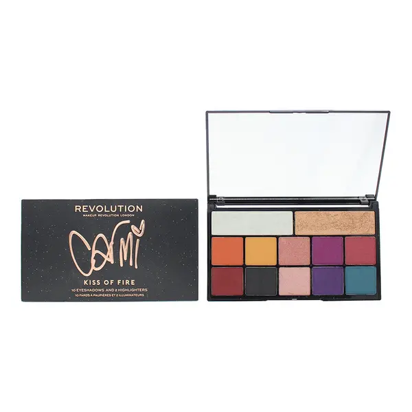 Image of Revolution Carmi Kiss Of Fire Make-up Palette 10 X 2g - 2 X 3.5g