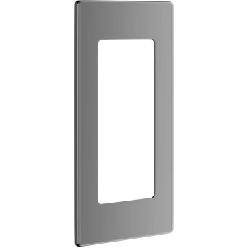 Image of Polished Steel Face Plate for PV11 In-Wall Twin Electric Toothbrush Charger and PV12 Shaver Combo - PV11-PS-FR - Polished Steel - Proofvision