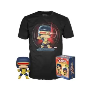 image of Marvel 80th First Appearance Cyclops Pop! And Tee Bundle - L