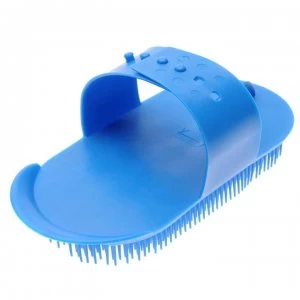 Shires Plastic Curry Comb - Blue