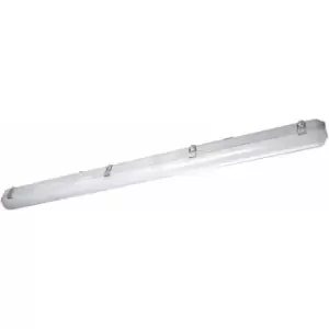 image of 05-leds C4 - Solid ceiling lamp, polycarbonate, gray, 126 cm