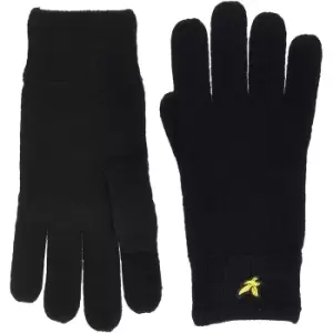 image of Lyle & Scott Mens Racked Rib Super Soft Winter Gloves One Size