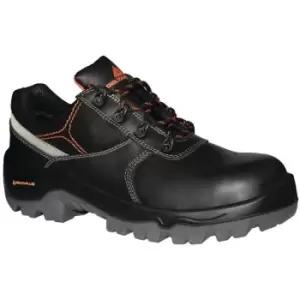 Image of Delta Plus Mens Phocea Composite Water Resistant Leather Safety Shoes (UK 6) (Black) - Black
