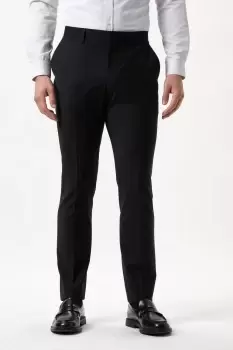 Image of Mens Slim Fit Black Performance Suit Trousers