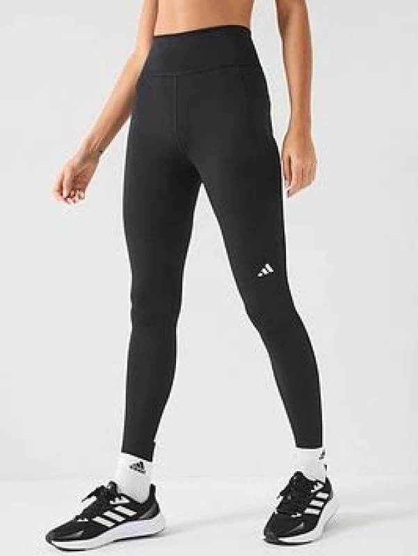 Image of adidas Own The Run 7/8 Length Running Tight Womens Performance Tights 8 (XS) Black 45450203310