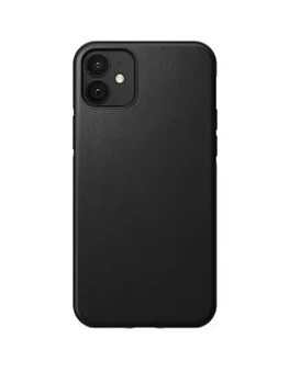 Image of Nomad Rugged Case - Black Leather Magsafe iPhone 12 12 Pro