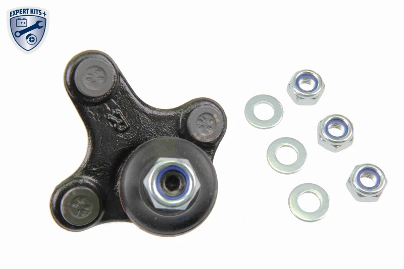Image of VAICO V10-7265 Ball joint EXPERT KITS +, Lower, with fastening/mounting material Support-/Steering Link (2462)