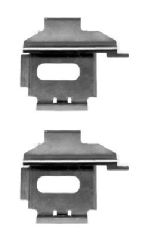 Image of HELLA Brake pad fitting kit HELLA 8DZ 355 203-521