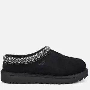 Image of UGG Womens Tasman Suede Slippers - Black - UK 5