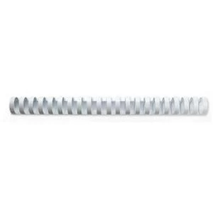 image of Original GBC CombBind Binding Combs Plastic 21 Ring 145 Sheets A4 16mm White 1 x Pack of 100 Binding Combs