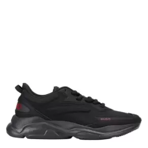 Image of Hugo Leon Running Trainers - Black