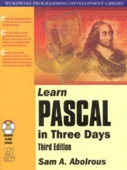 Image of Learn Pascal in Three Days by Sam a Abolrous Paperback