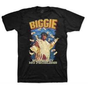 Image of Biggie Smalls - Mo Money Mens Large T-Shirt - Black