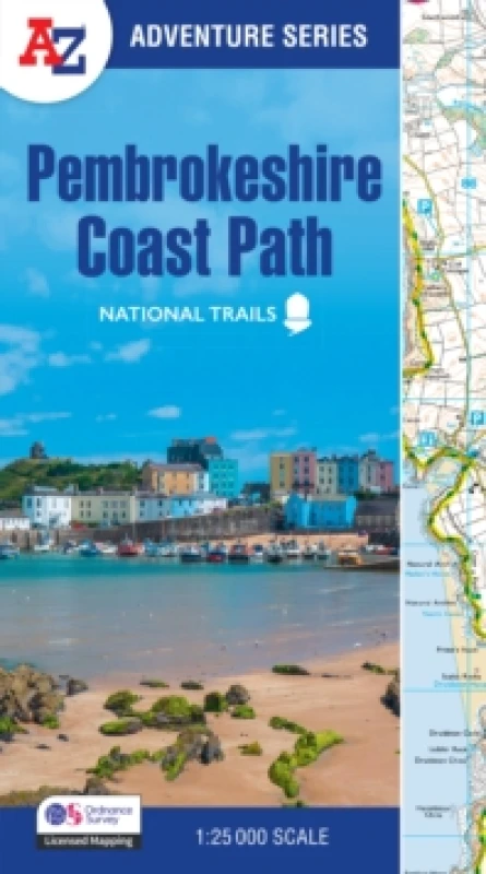 Image of Pembrokeshire Coast Path. Paperback. By AZ Maps Books