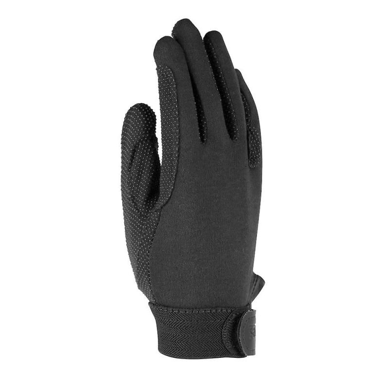 Image of Shires Newbury Gloves in Black Size: Medium Black Unisex M