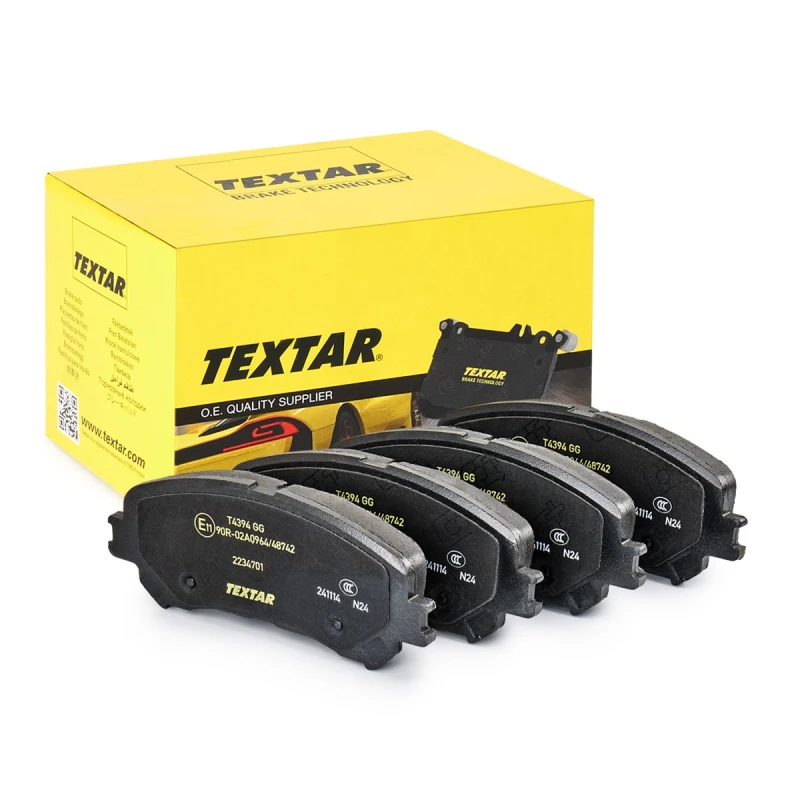 Image of TEXTAR 2234701 Brake pad set Q+ prepared for wear warning indicator Brake Pad Set,disc brake (402)