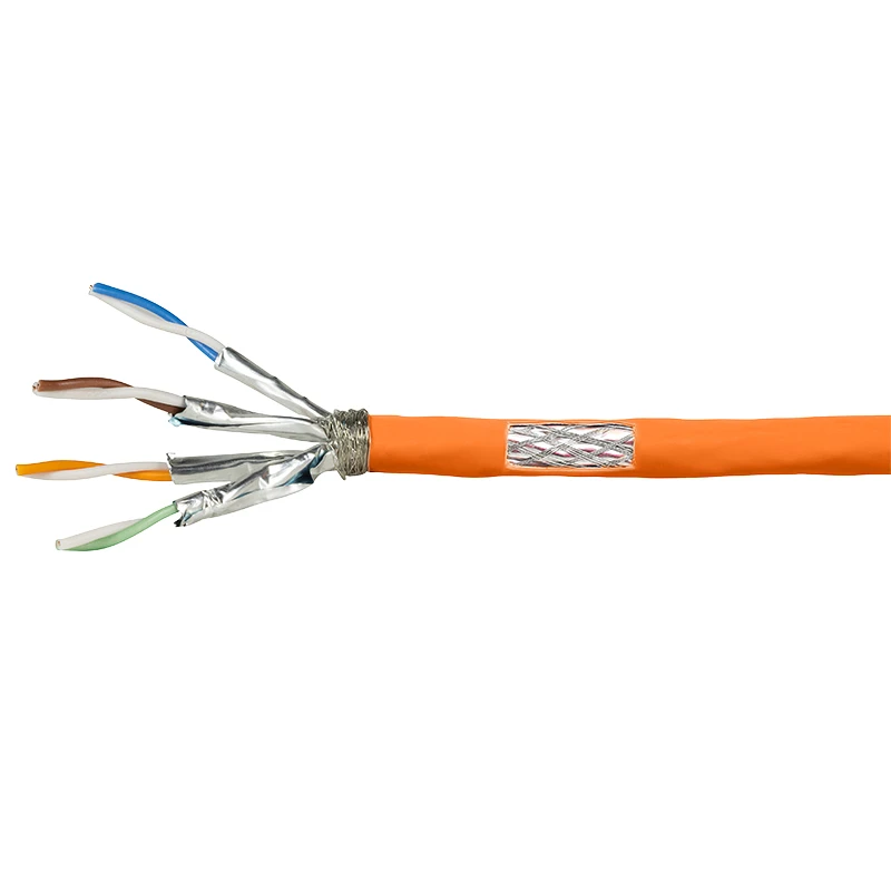 Image of LogiLink CPV0060 networking cable Orange 100 m Cat7 S/FTP (S-STP)
