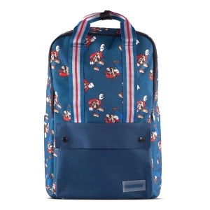 Image of Nintendo - Character Mario All-Over Print Backpack - Blue
