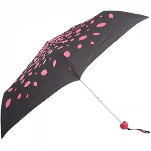 image of Lulu Guinness Raining Lips Umbrella - Black