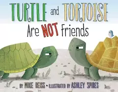 Image of turtle and tortoise are not friends