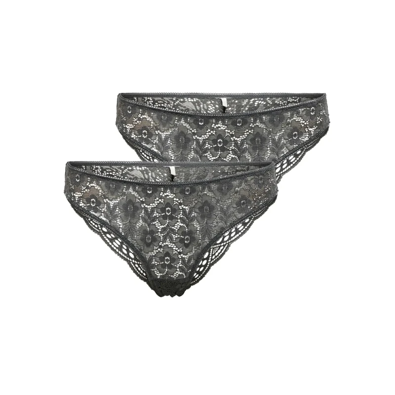 Image of Only Womens panties Only onlkate (x2) Gris Female XS