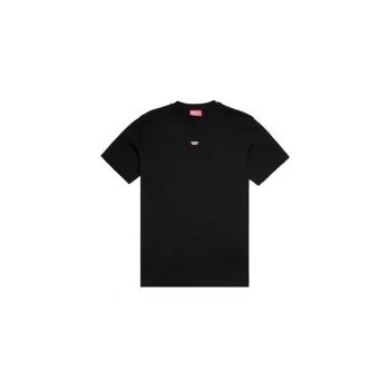 image of Diesel Small Mid D T Shirt - Black 9XX