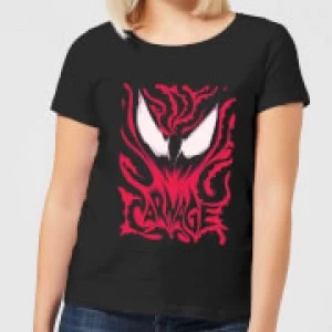 Venom Carnage Womens T-Shirt - Black - XL