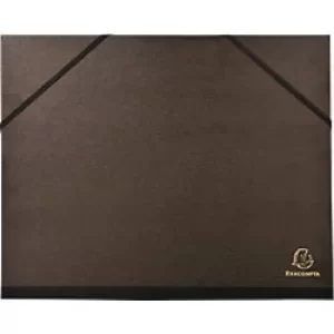 Image of Exacompta Kraft Art Folder, A4, Black, Pack of 10