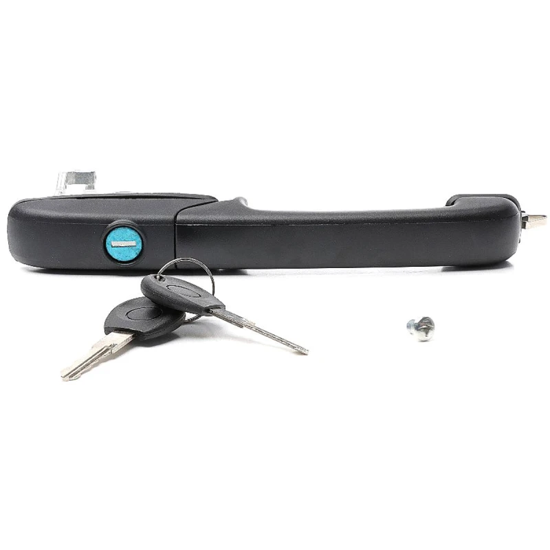 Image of METZGER 2310596 Door Handle Right Front, black, with key Door Handle (1373)